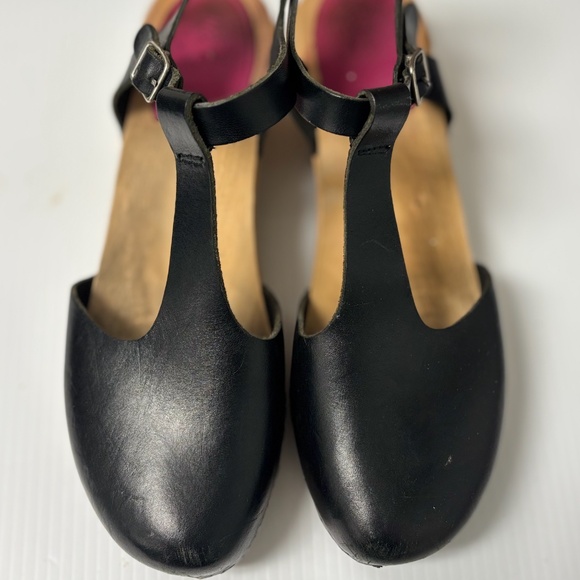Swedish Hasbeen T-Strap Deputant Clog  SIZE 10 - Picture 1 of 10